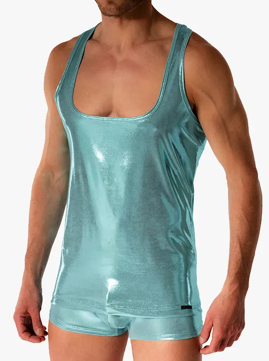 Manstore M2573 Workout Shirt Ice Blue