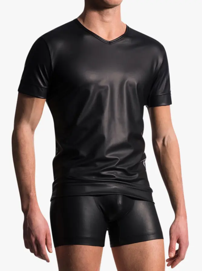 Manstore M510 V-Neck Tee Black