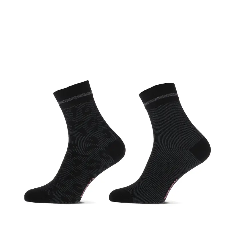 MarcMarcs Women Short Socks Teddy 2 101052025 6990P 2p Black Brown