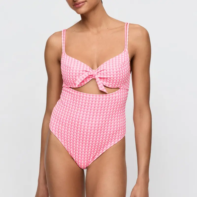 Mary Lynn Volle Cup Badpak 1008530 Rose Gingham
