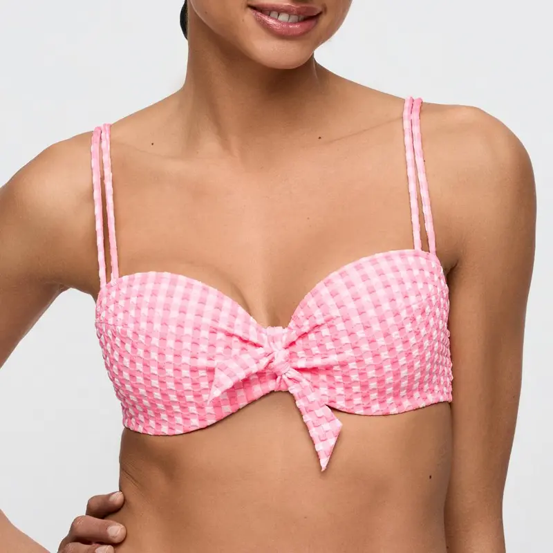 Mary Lynn Voorgevormde Balconette Bikini Top 1008519 Rose Gingham
