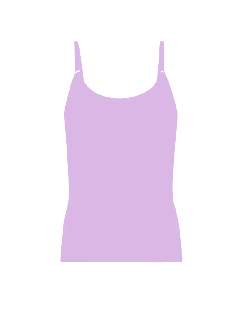 Meisjes 1-pack Singlet Effen