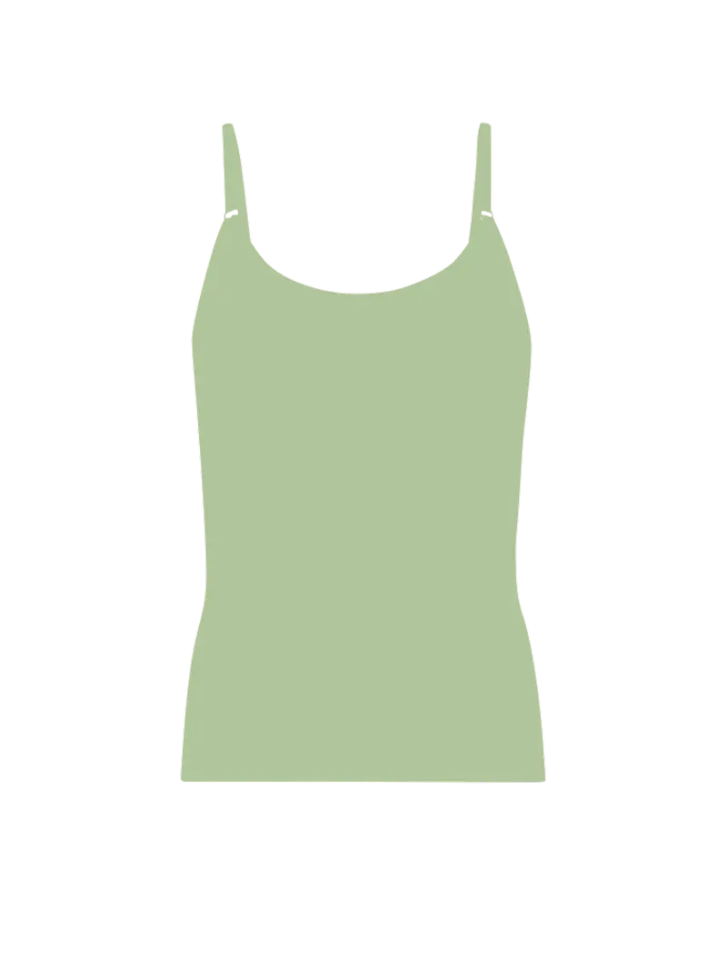 Meisjes 1-pack Singlet Effen
