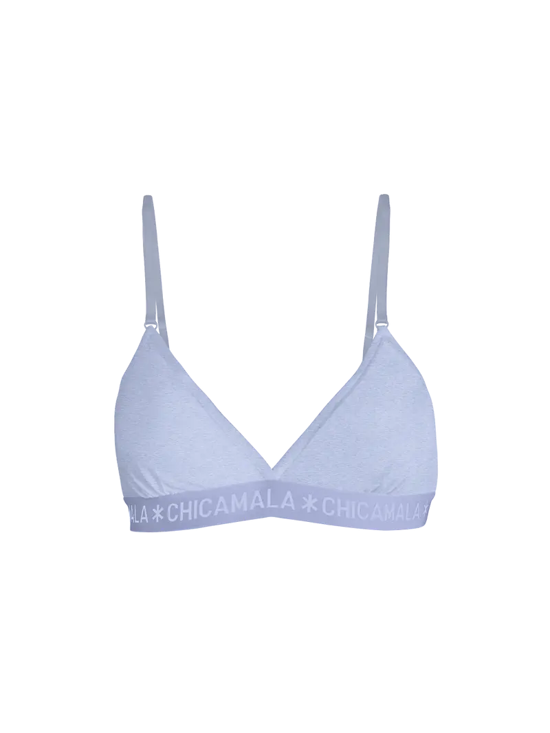Meisjes 1-pack Triangle Top Effen
