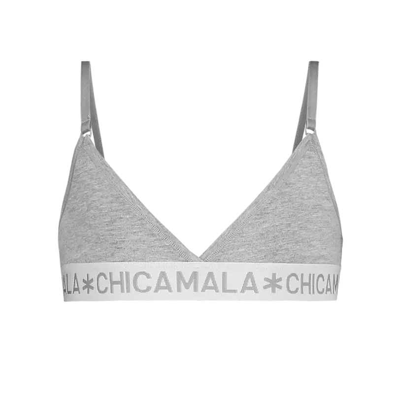 Meisjes 1-pack Triangle Top Effen
