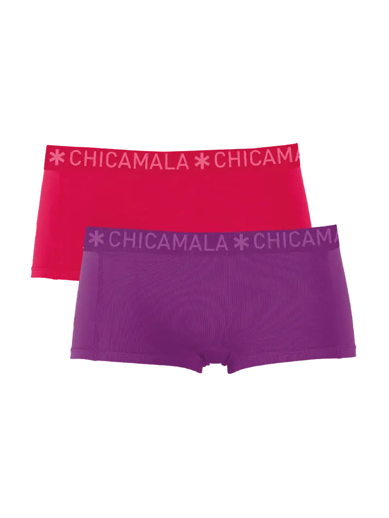 Meisjes 2-pack Boxershorts Effen