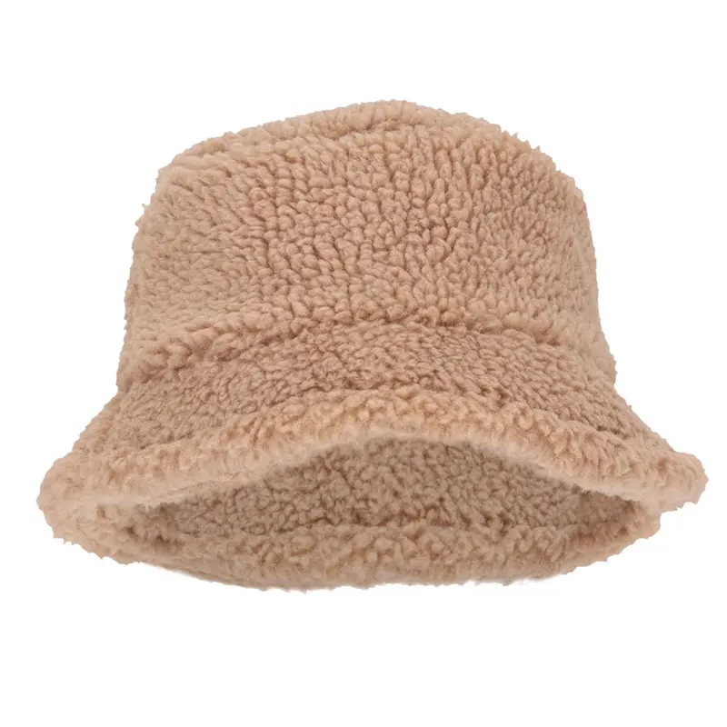 Meisjes muts effen beige. Maat