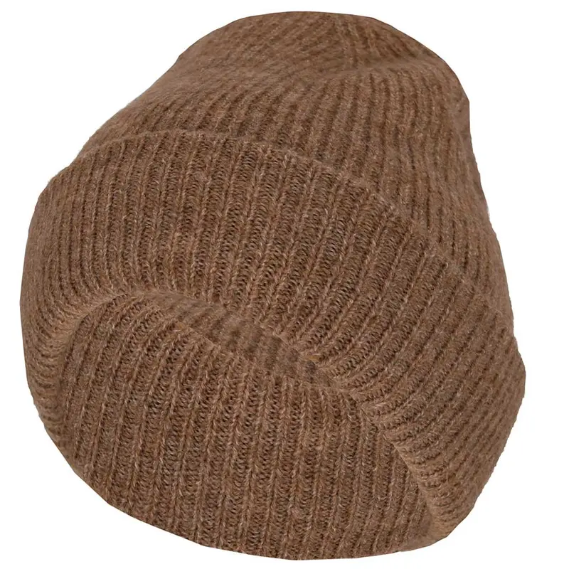 Meisjes muts effen taupe. Maat