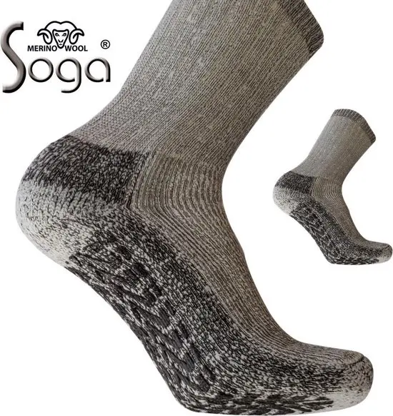 Merino Wol ABS Huissokken Anti-Slip