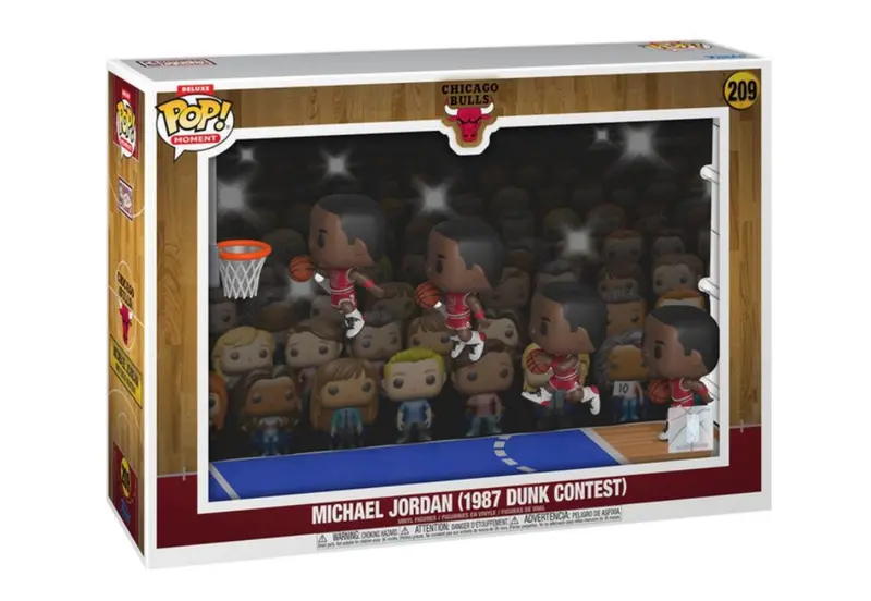Michael Jordan '87 Dunk Contest NBA POP! Moments Deluxe Funko (209)
