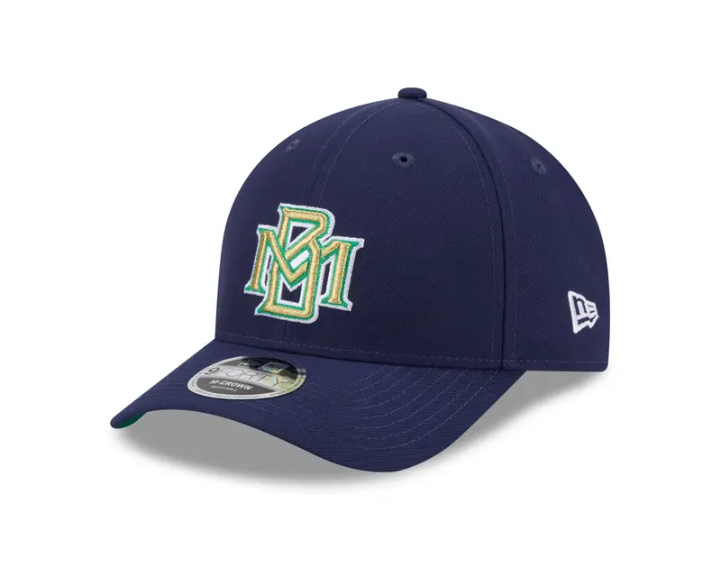 Milwaukee Brewers MLB26 Hall of Fame 9FORTY M Crown Snapback New Era Navy