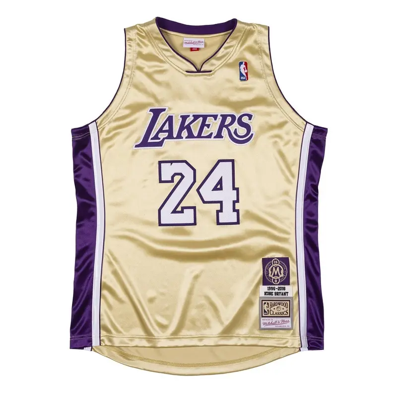 Mitchell & Ness - NBA Authentic Jersey - Los Angeles Lakers - Kobe Bryant - HOF #24 - Gold