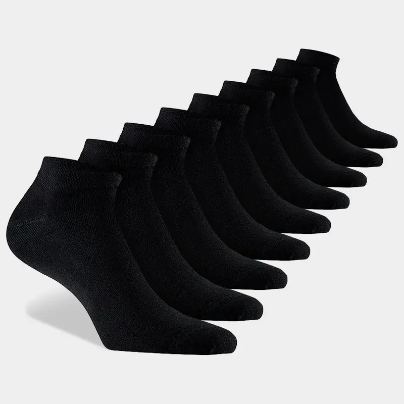 Modal Sneakersokken - 9 Paar - Zwart