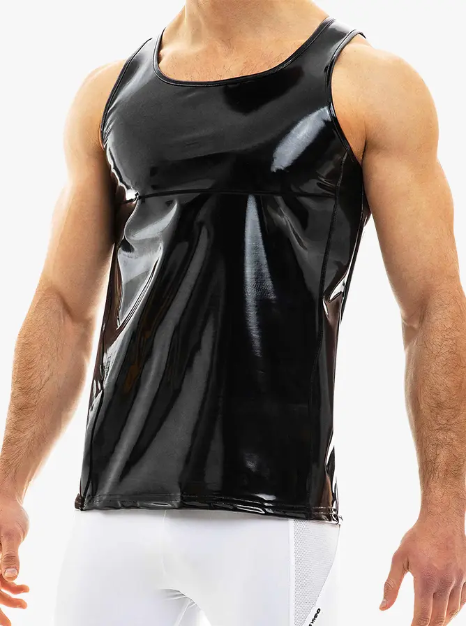 Modus Vivendi Fetish Viral Vinyl Tanktop Black