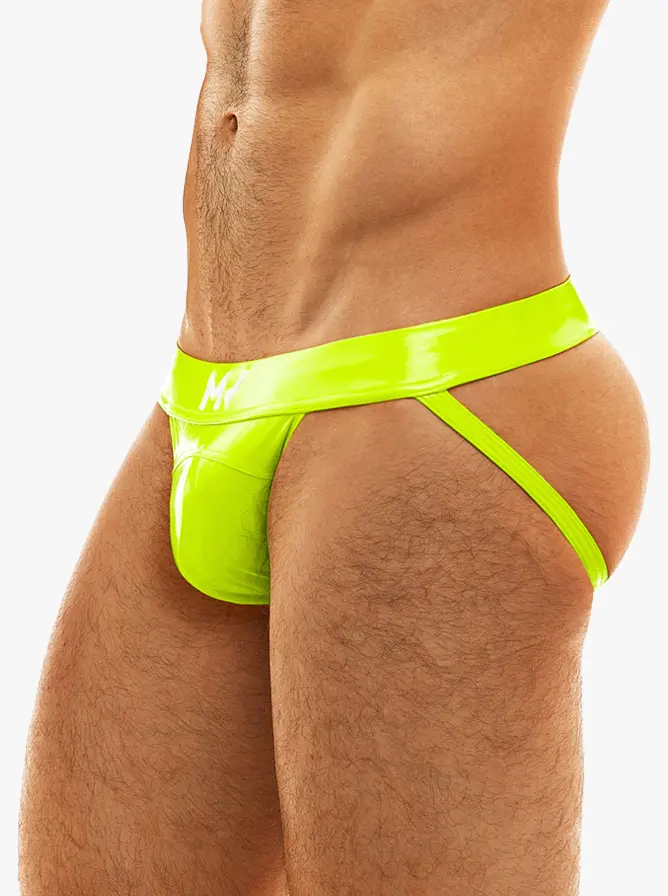 Modus Vivendi Vinyl Jockstrap Yellow Neon
