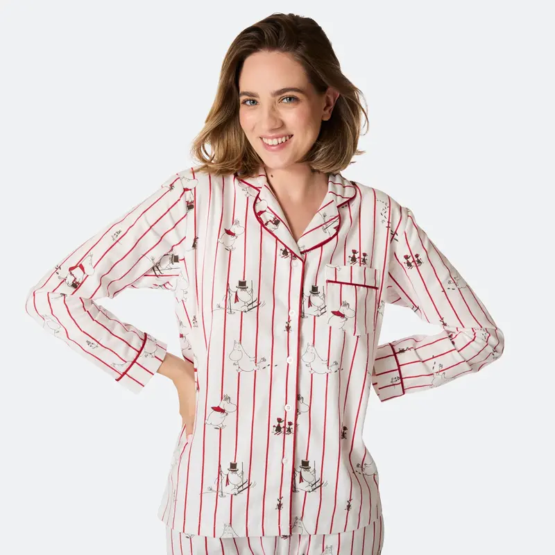 Moemins Flanellen Kerstpyjama Dames