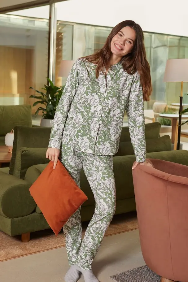 Moments Pyjama Moments-12 Green
