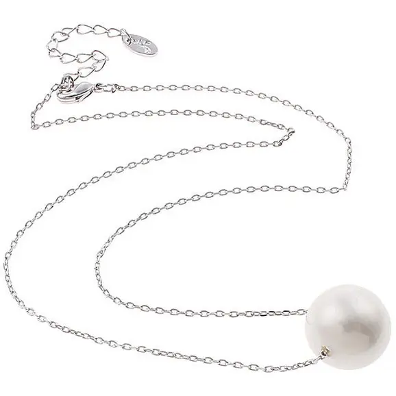 Mother of pearl parel ketting Shiny Ball White
