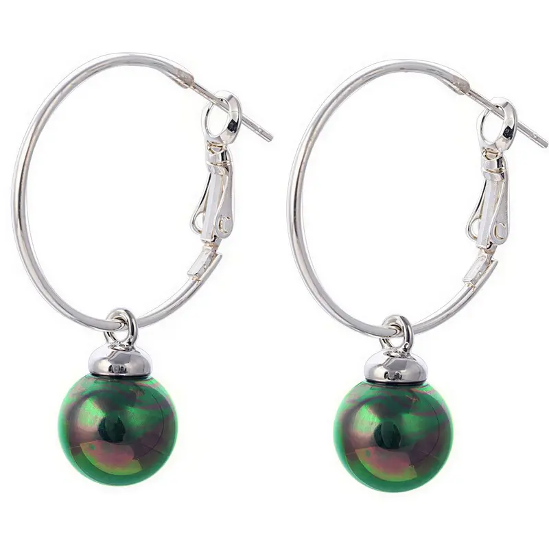Mother of pearl parel oorbellen Hope Green