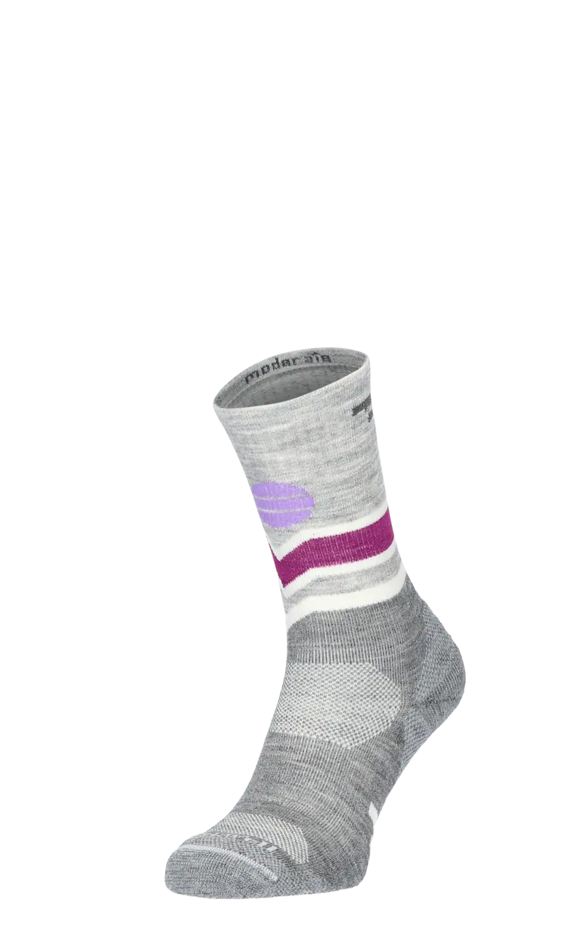 Mountain Beat Crew Dames Wandelsokken Klasse 1 Grey