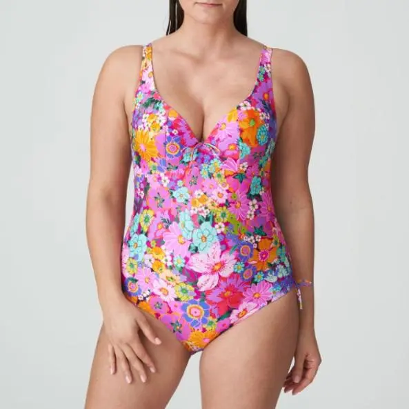 Najac Voorgevormd Badpak met Beugel 4011039 Floral Explosion