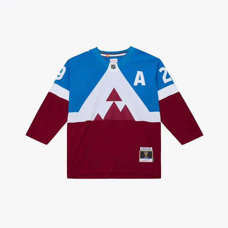 Nathan MacKinnon Colorado Avalanche NHL 2020 Stadium Series Power Play Jersey Mitchell & Ness