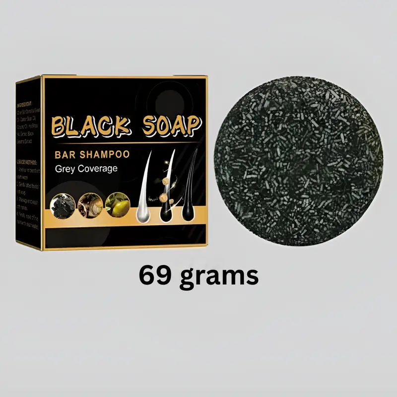 Natuurlijke vaste shampoo bar 69g – Verhelderend voor wit haar