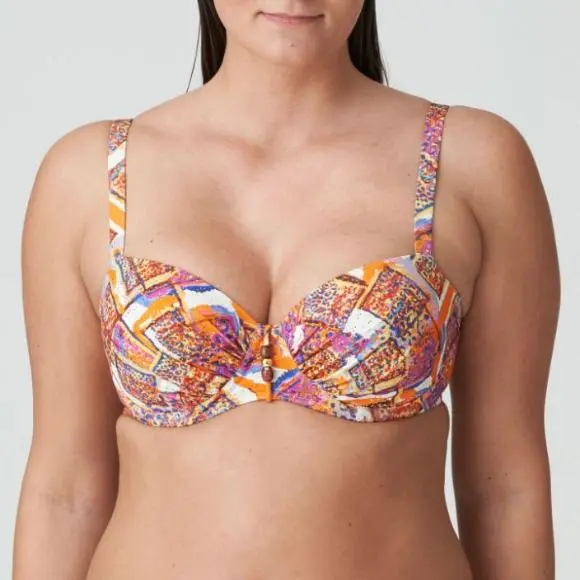 Navalato Voorgevormde Balconette Bikini Top 4011316 Summer Sunset