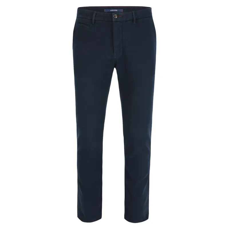 Navy cotton slim fit trousers Atelier Noterman - 1683/229