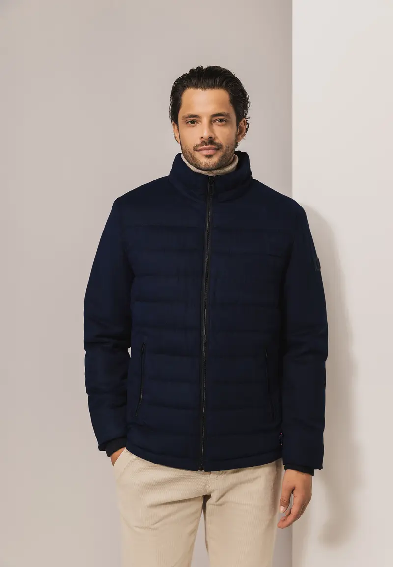 Navy short outdoor jacket State of Art - 25855/5900