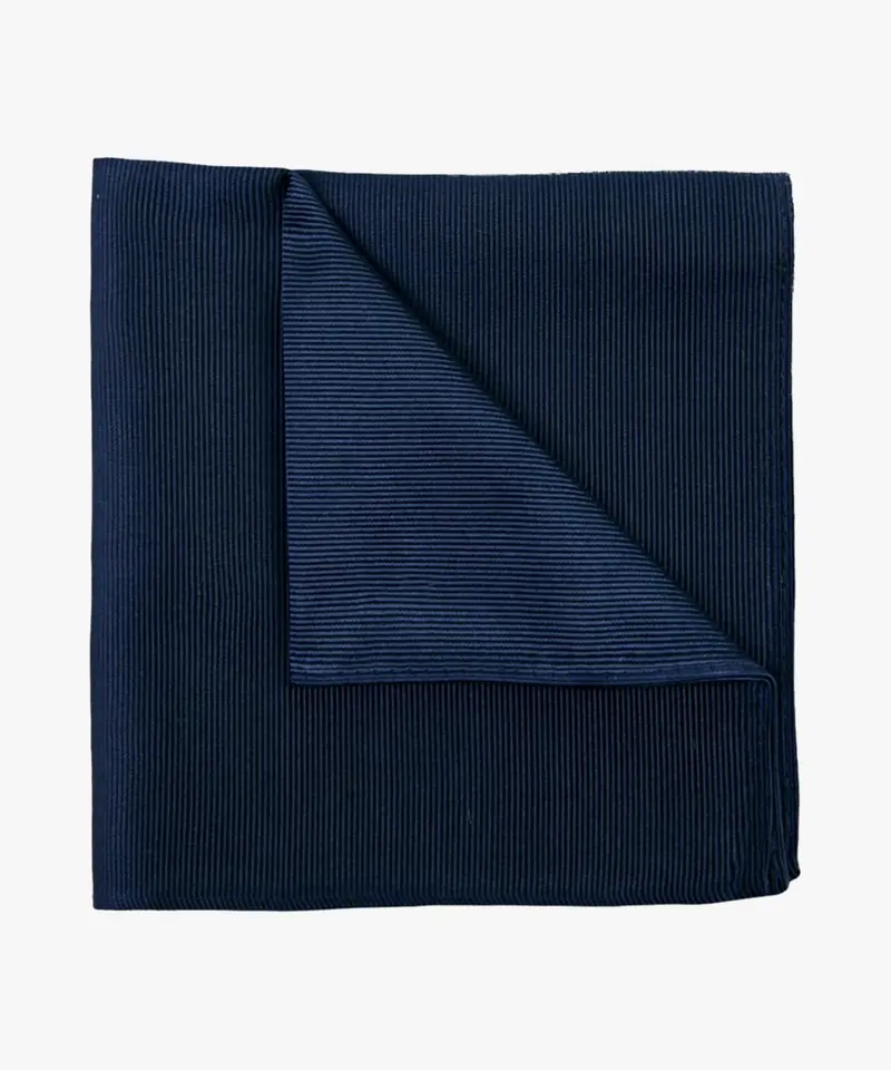 Navy silk pocket square Profuomo - PP5N00002C-D-F-O