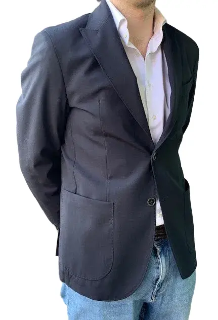 Navy slim fit woolen blazer Seventy - GI0963/755