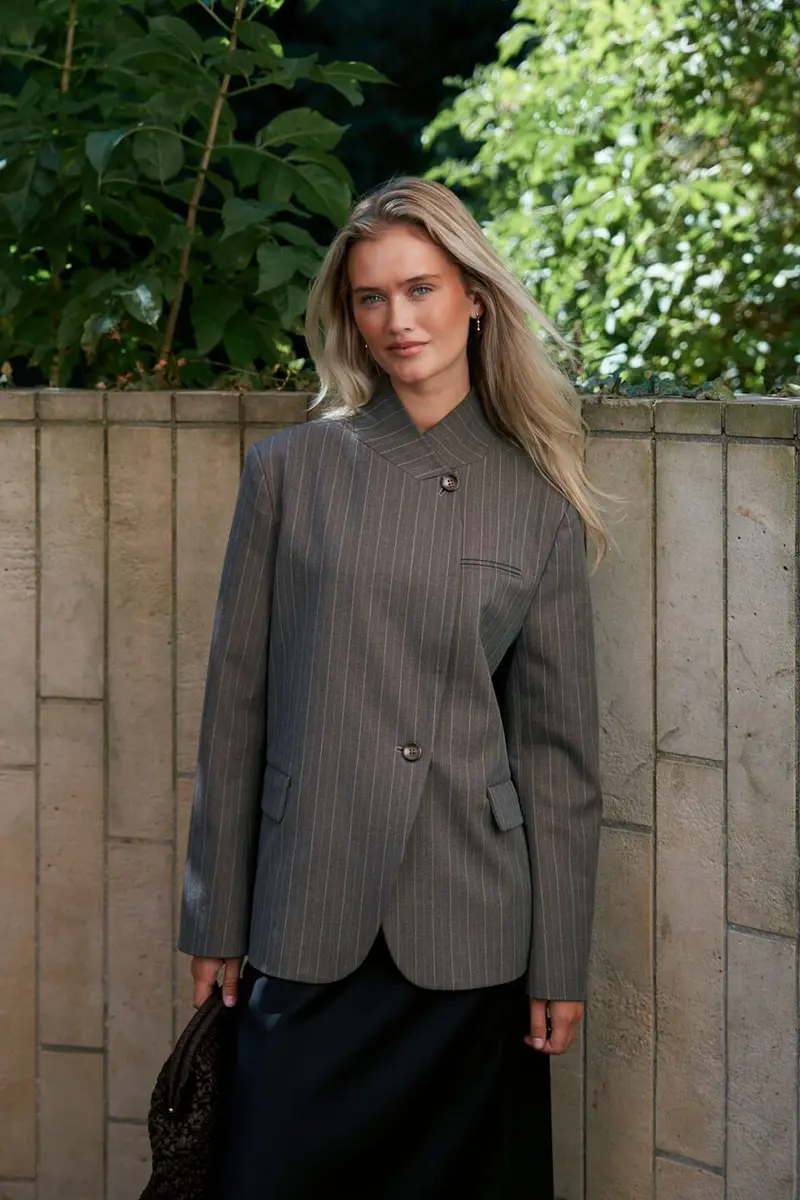 Nerine Pinstripe Gestreepte Blazer | Neo Noir