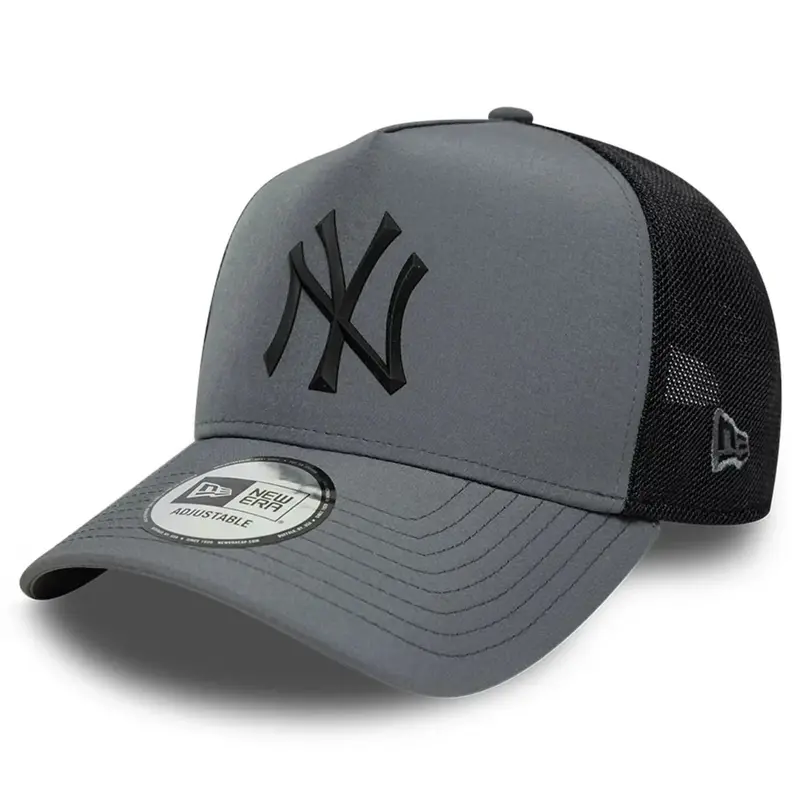 New Era NY Yankees MLB Sport Grey 9FORTY E-Frame Trucker
