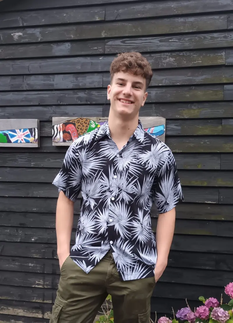New new new - happy-vibe Man shirt- bahamas