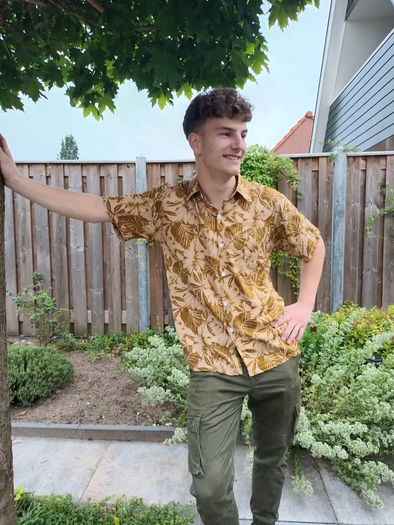 New new new - happy-vibe Man shirt- bahamas