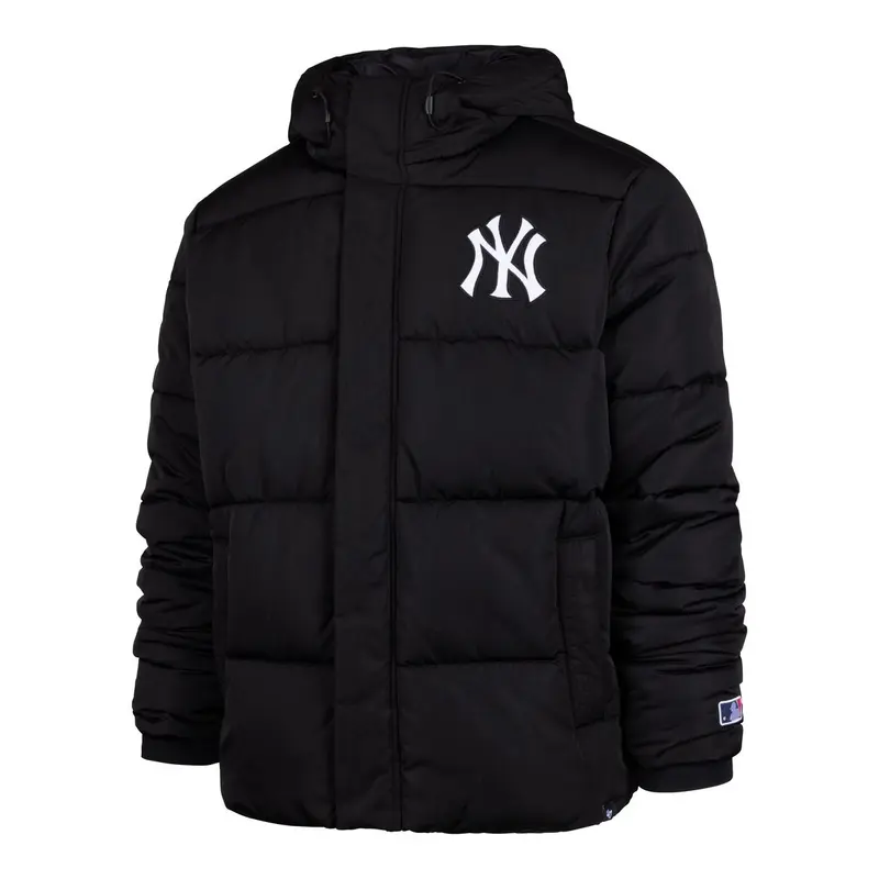 New York Yankees Jet Black Core Puffer Jacket '47 Brand