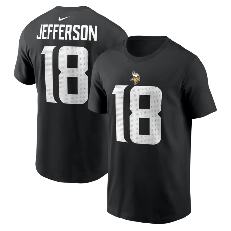 Nike - NFL Name & Number Tee - Minnesota Vikings - Justin Jefferson
