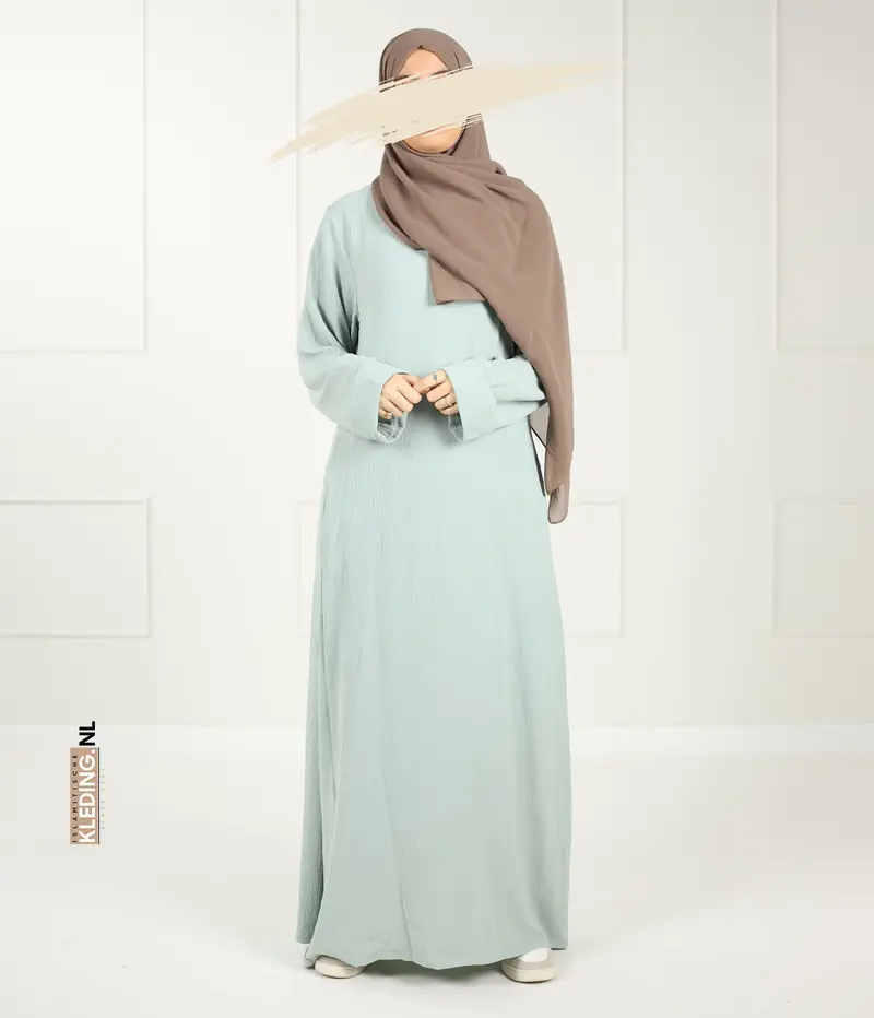 Noora Kimono Abaya Mint