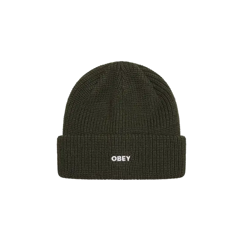 Obey Future Beanie Black Olive