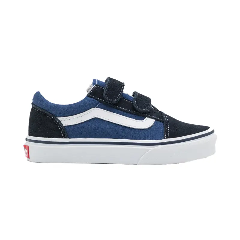 OLD SKOOL Velcro KINDERSCHOENEN Navy True White 4-8 JAAR