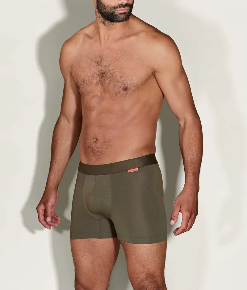 Olijfgroene Boxershort Highland Moss