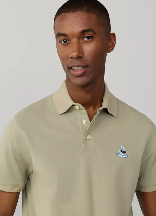 Olive cotton regular fit Birdie polo Façonnable - FM540497/703