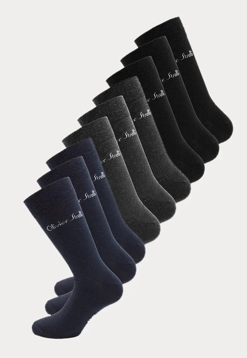 Olivier Strelli - Herensokken - 9 Paar - Multi Color