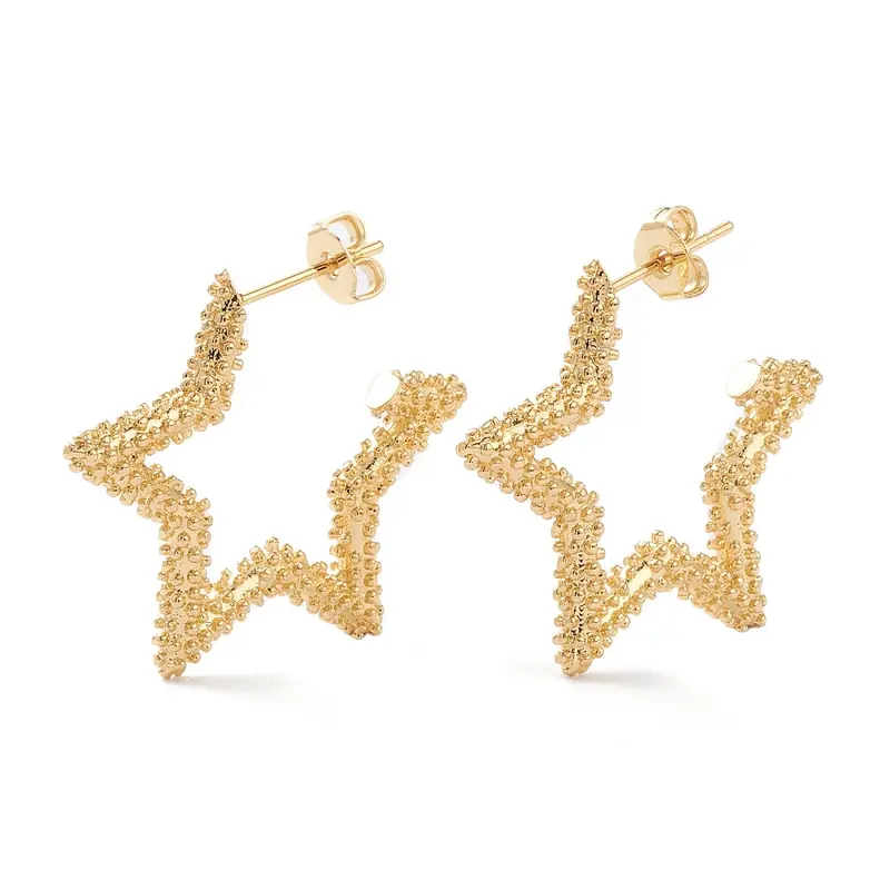 Oorbellen star goud