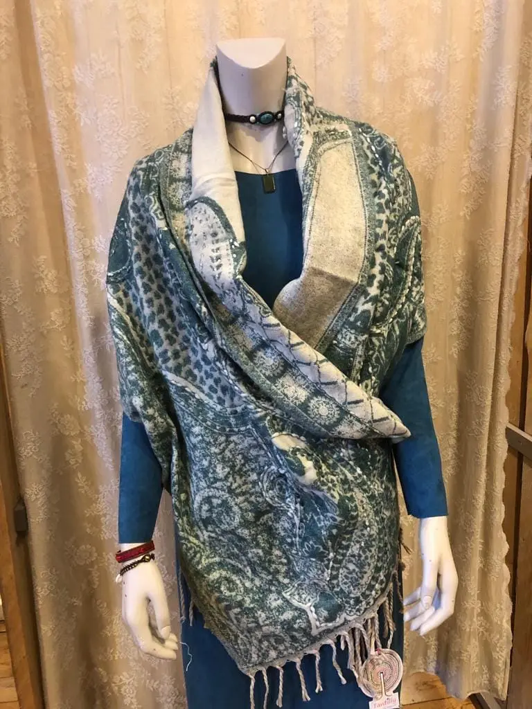 Paisley - warme wintersjaal - schoonheid
