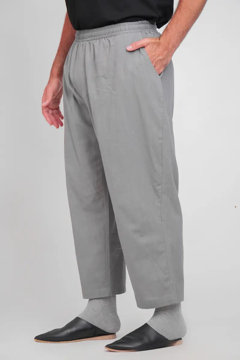 Pants Classic Mastor Linen - Ash