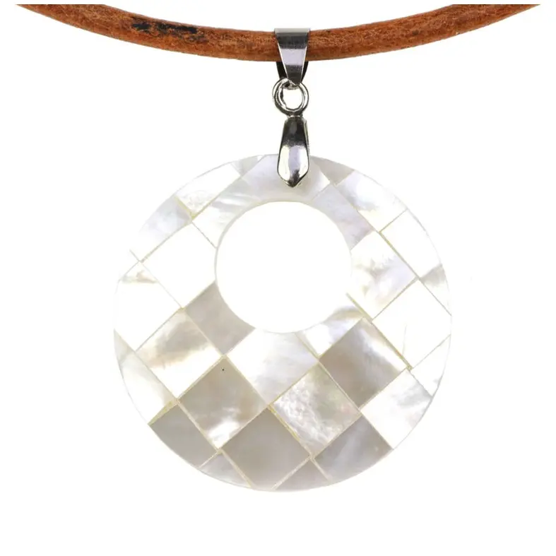 Parelmoeren ketting Donut Shell