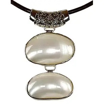 Parelmoeren ketting Double Shell