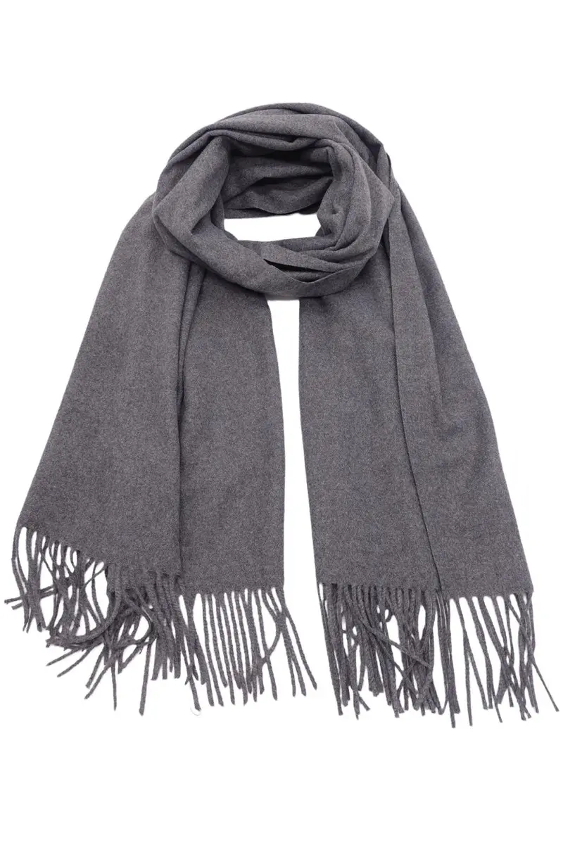 Pashmina Sjaal Gris Fonce